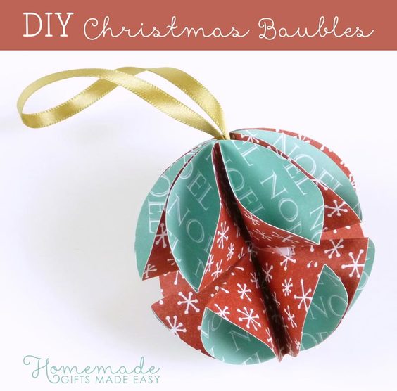 DIY Christmas Baubles from Homemade Gifts made Easy
