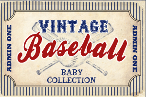 Vintage Baseball Baby Shower