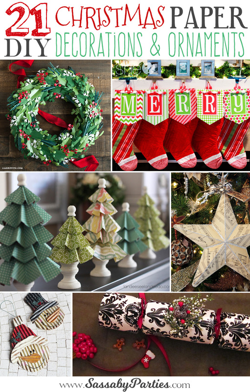 Get inspired to create your own decorations and ornaments for Christmas this year with these amazing paper craft ideas! 