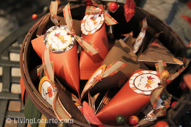 Fall Party Favors by Living Locurto