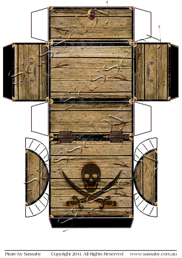 Pirate Treasure Chest Box