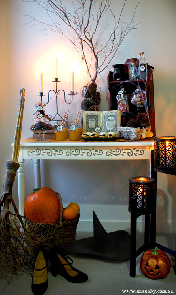 Halloween Witches Abode Party by SassabyParties.com
