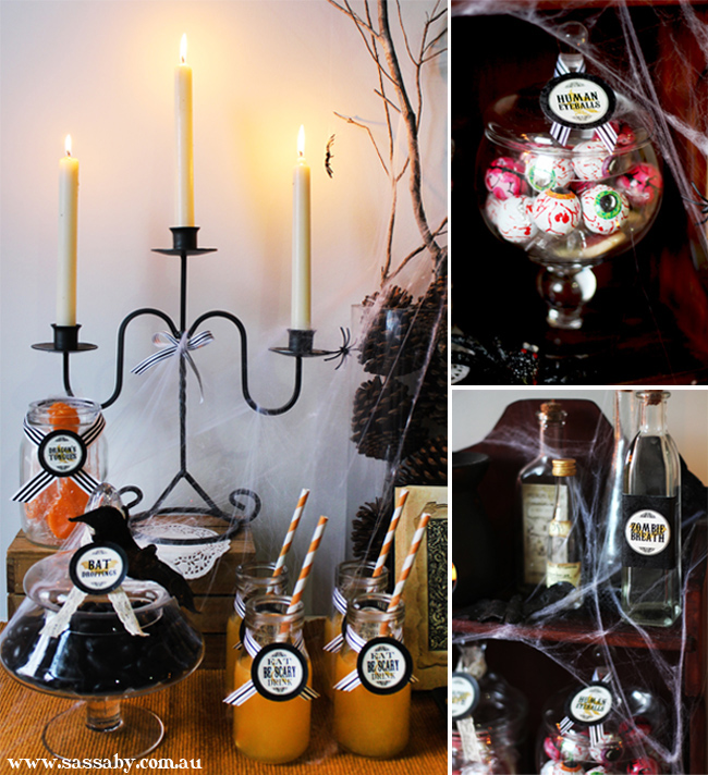 Halloween Wicked Witches Abode Party by SassabyParties.com
