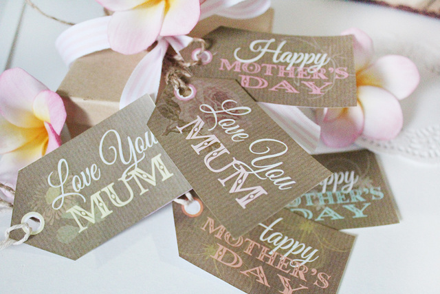 Mother's Day Gift Tags Free Printable from SassabyParties.com