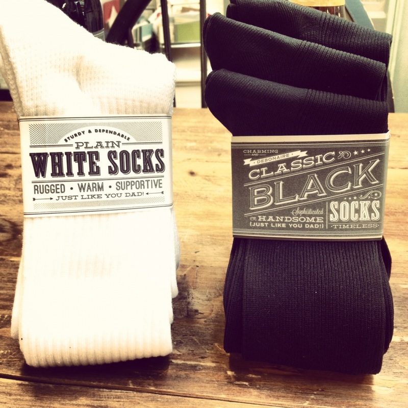 Make boring socks fun again with these Awesome Labels for Dad from HelloLucky.com